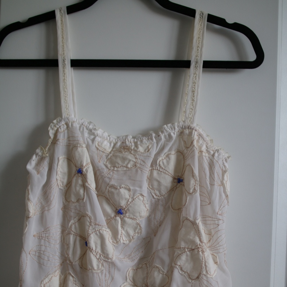 Hollister Light Floral Tank